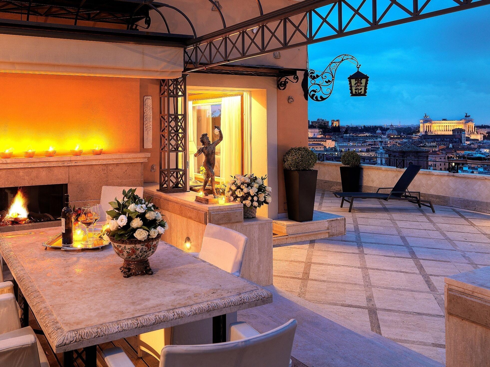 Hotel Hassler Roma Esterno foto